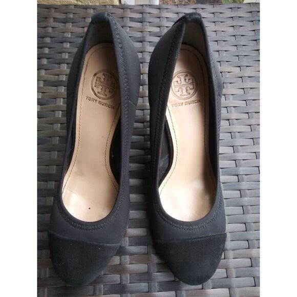 Tory Burch Wedge Heels Size 5 1/2 - Picture 9 of 9